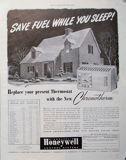 1948 honeywell first ad with logo