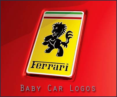 ferrari logo. Ferrari baby car logo