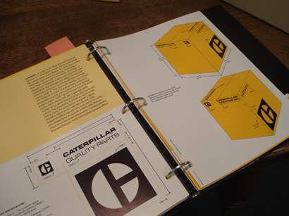caterpillar logo design