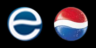 small interesting pepsi logo observation