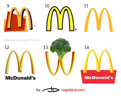with the McDonald's logo.