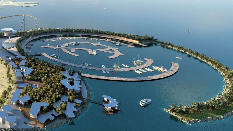 logo isla del equipo real madrid logo island design