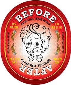 beer logo clean label design