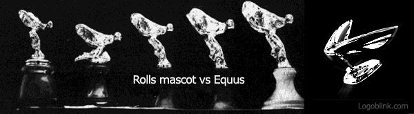 rolls roys vs equus 3d logo designs