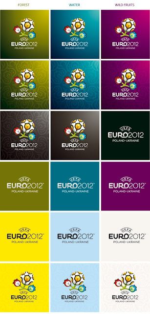 uefa cup 2012 color brand design