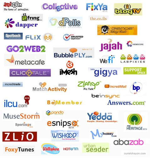 web 2.0 logo sites