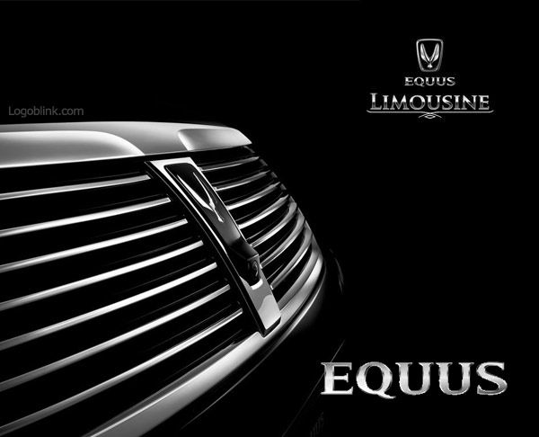 hyundai equus logo design ad