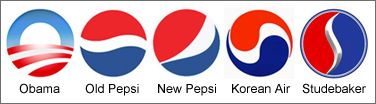 pepsi logo similar to other identities