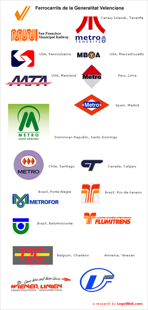 world design metro logos