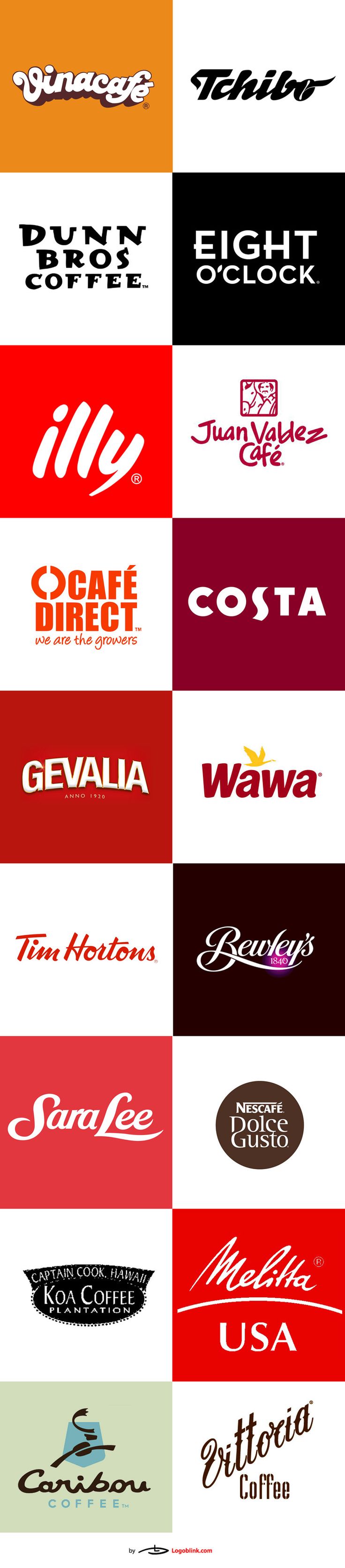 world famous coffee logos