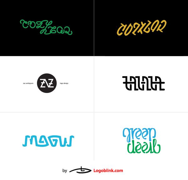 ralev.com ambigram logo set design