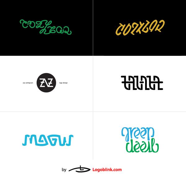 Ambigram Logo Set Collection - Logoblink.com