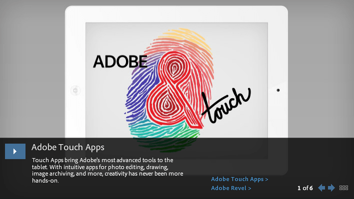 adobe touch fingerprint illustration