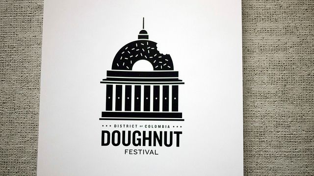doughnut festival logo design