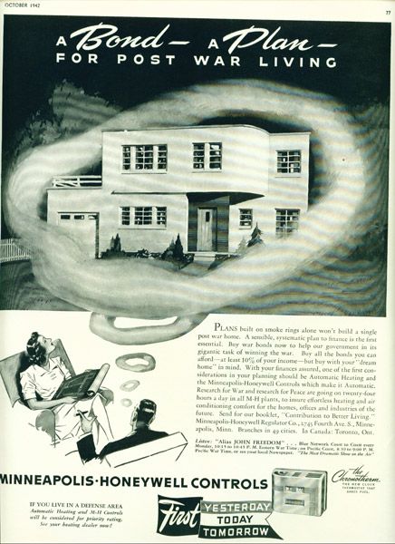 1942 honeywell print ad