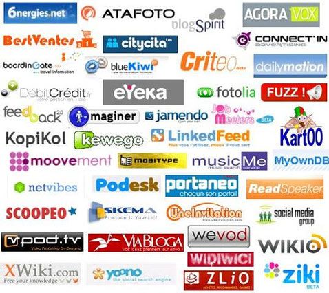 web 2.0 logo sites