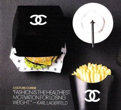 fashion fast food brand design spoof