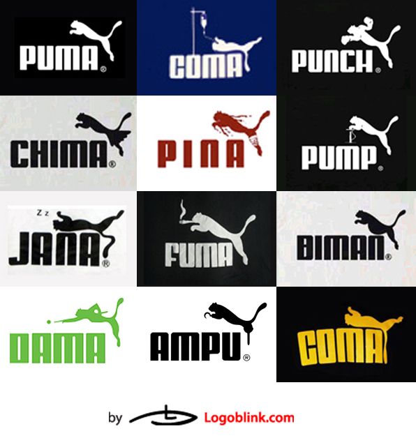 sports brand parody logos