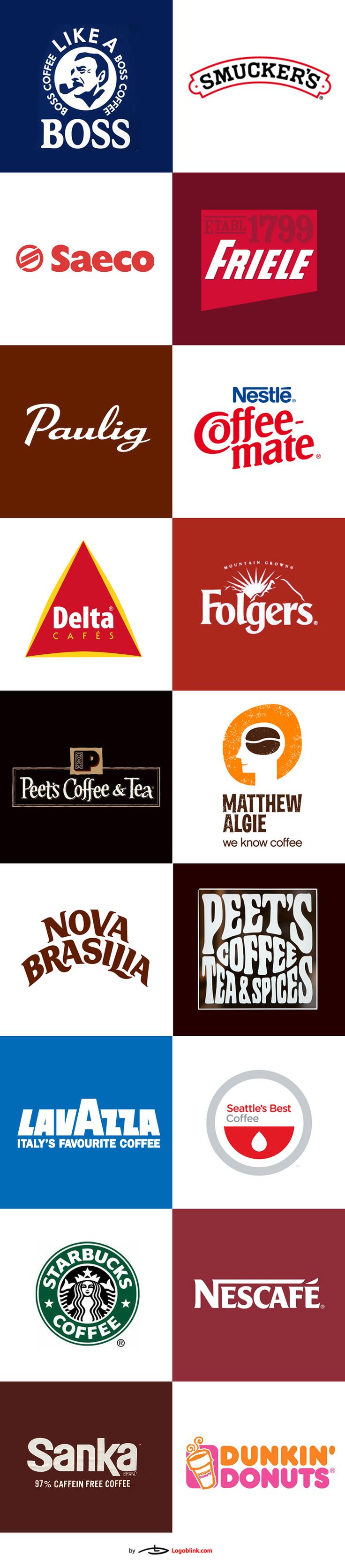 world famous coffee logos