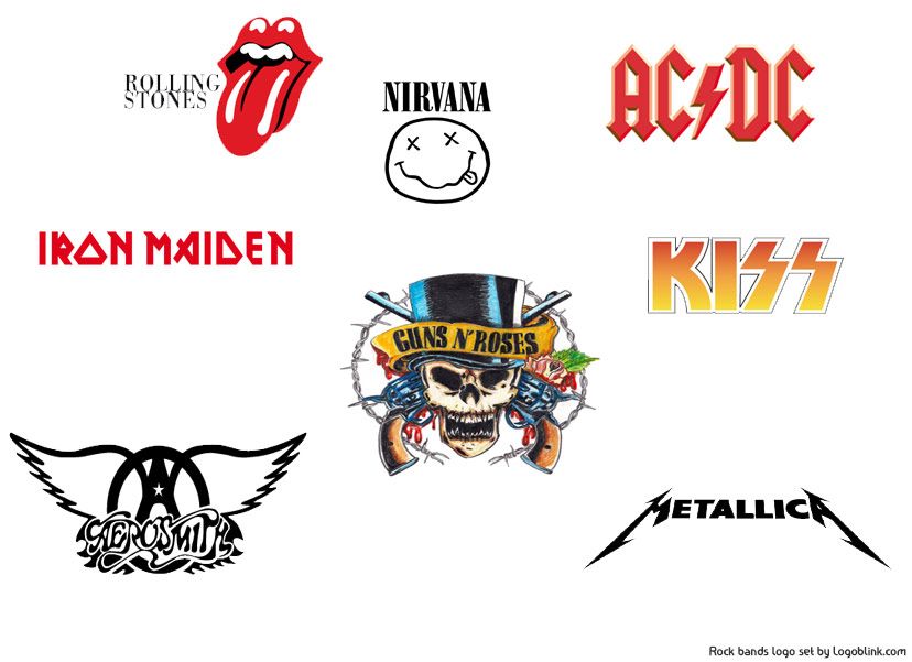 8 Famous Rock Music Logos Explained Logoblink