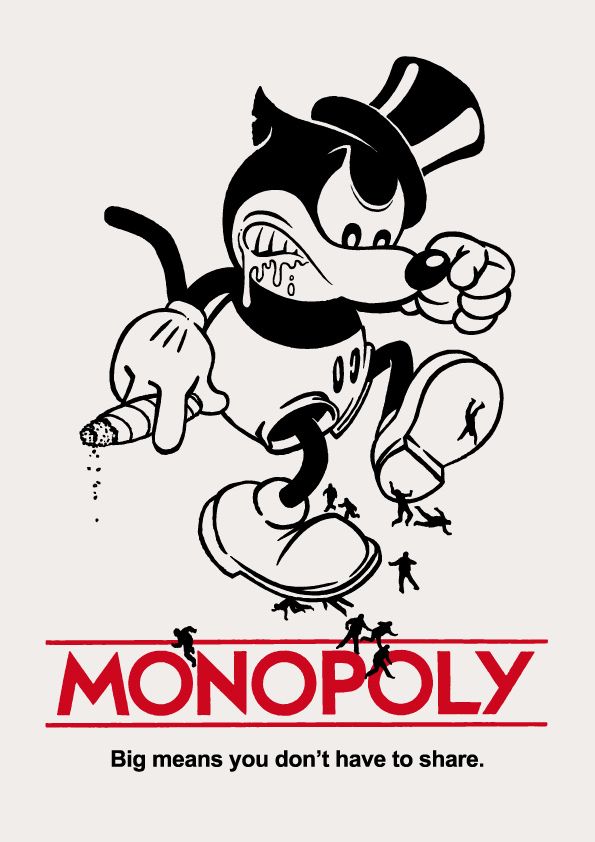 monopoly logo mickey mouse parody