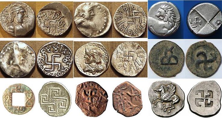 swastika-symbol-on-ancient-money