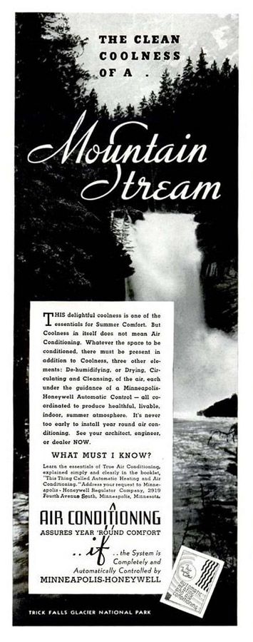 1937 honeywell print ad