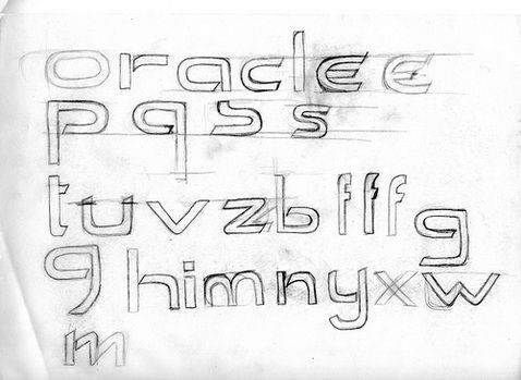making a font logo design